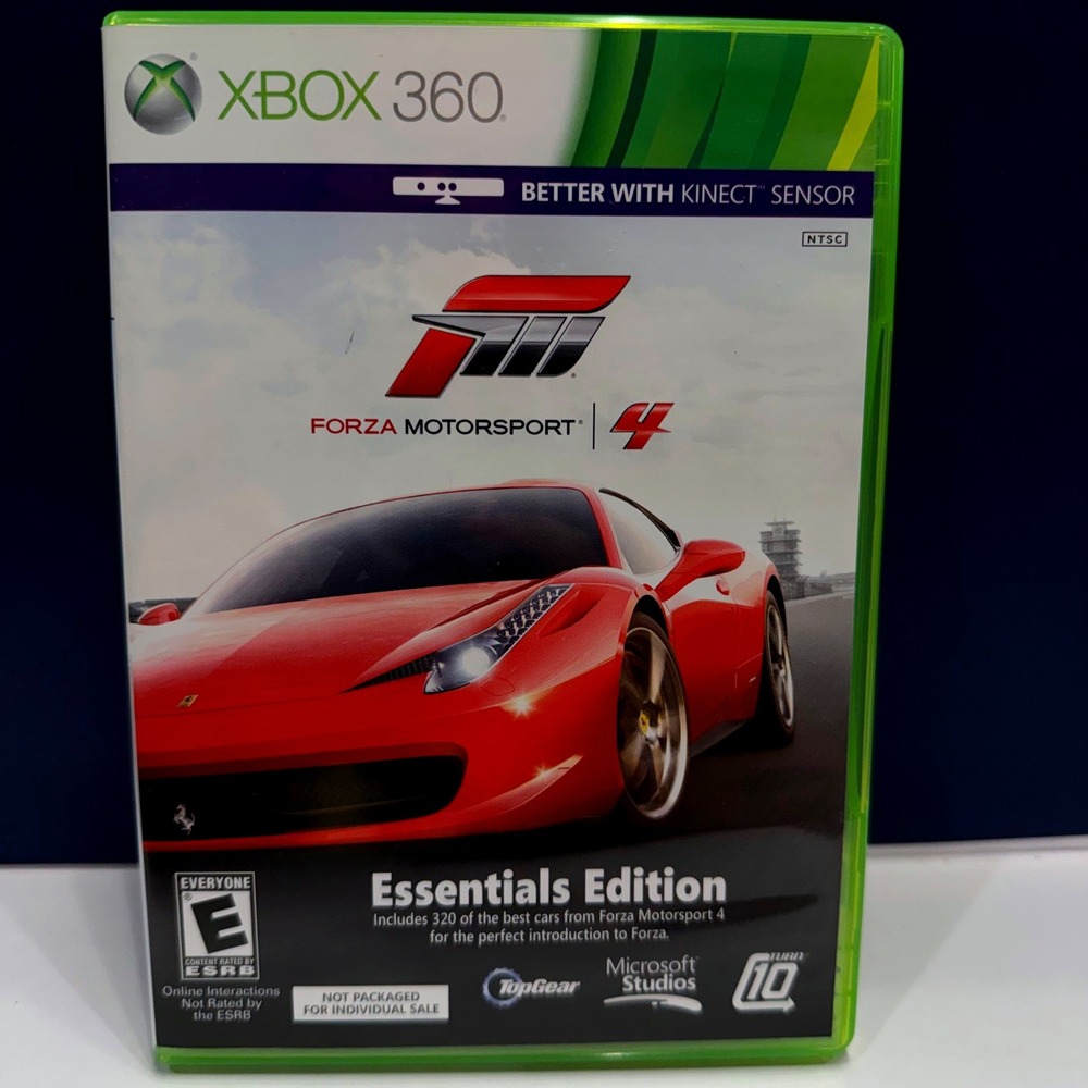 Xbox 360 Forza Motorsport 4 Essentials Edition Complete CIB Tested‎ Working